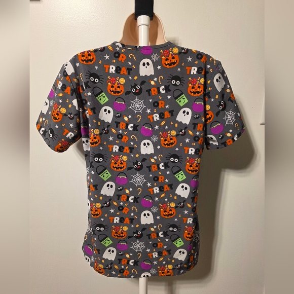 Scrubaid Halloween Scrub Top - Picture 2 of 6